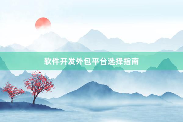 软件开发外包平台选择指南
